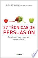 Libro 27 Técnicas de persuasión