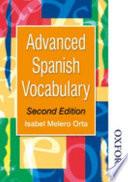 Libro Advanced Spanish Vocabulary