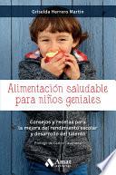 Libro Alimentación saludable para niños geniales