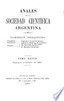 Libro Anales de la Sociedad Científica Argentina