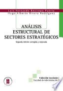 Libro Análisis estructural de sectores estratégicos