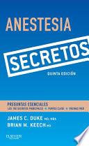 Libro Anestesia. Secretos