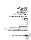 Libro Anuario de la Comisión de Derecho Internacional 1971, Vol.II, Parte 1
