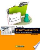 Libro Aprender DREAMWEAVER CC con 100 ejercicios