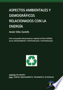 Libro Aspectos medioambientales y demográficos relacionados con la Energía