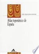 Libro Atlas toponímico de España