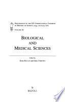 Libro Biological and Medical Sciences