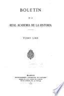 Libro Boletín de la Real Academia de la Historia