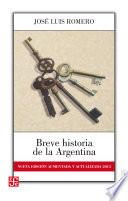 Libro Breve historia de la Argentina