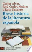 Libro Breve historia de la literatura española