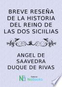 Libro Breve reseña de la historia del reino de las dos sicilias