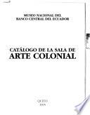 Libro Catálogo de la sala de arte colonial