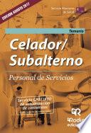 Libro Celador/Subalterno. Personal de Servicios. Temario. Servicio Murciano de Salud