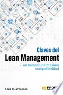 Libro Claves del lean management en tiempos de maxima competitividad