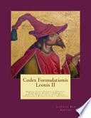 Libro Codex Formulationis Leonis II