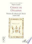 Libro Códice de Otlazpan