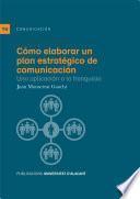 Libro Cómo elaborar un plan estratégico de comunicación