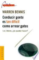 Libro Conducir Gente Es Tan Dificil Como Arrear Gatos
