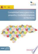Libro Contabilidad básica para micro, pequeña y medianas empresas en Honduras