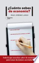 Libro ¿Cuánto sabes de economía?