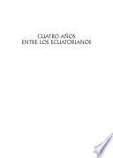 Libro Cuatro años entre los ecuatorianos