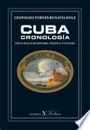 Libro Cuba-cronología. Cinco siglos de historia, política y cultura
