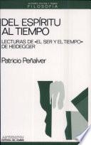 Libro Del espíritu al tiempo