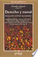 Libro Derecho y moral