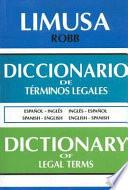 Libro Diccionario de términos legales