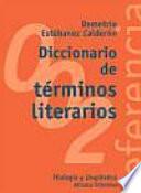 Libro Diccionario de términos literarios