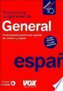 Libro Diccionario general de la lengua espanola. Con CD-ROM. Con aggiornamento online