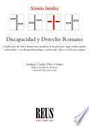 Libro Discapacidad y Derecho Romano