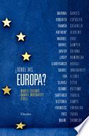 Libro ¿Dónde vas, Europa?