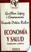 Libro Economía y salud