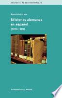 Libro Ediciones alemanas en español (1850-1900)