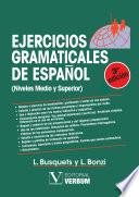 Libro Ejercicios gramaticales de español, 3ra. Ed.