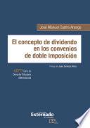 Libro El concepto de dividendo en los convenios de doble imposición