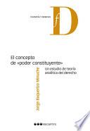 Libro El concepto de «poder constituyente»