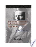 Libro El derecho y el ascenso. Cuadernos de según Max Weber. Cuadernos de Conferencias y Artículos N. 60