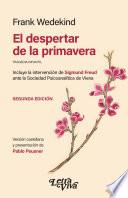 Libro El despertar de la primavera