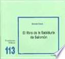 Libro El Libro de la Sabiduría de Salomón