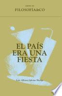 Libro El País era una fiesta
