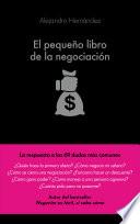 Libro El pequeño libro de la negociación