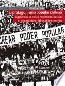 Libro El protagonismo popular chileno