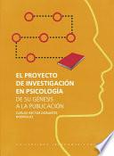 Libro El proyecto de investigación de Psicología