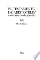Libro El testamento de Aristóteles