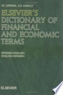 Elsevier's Dictionary of Financial and Economic Terms