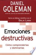 Libro Emociones destructivas