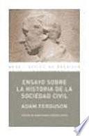 Libro Ensayo sobre la historia de la sociedad civil