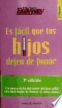 Libro Es fácil que tus hijos dejen de fumar
